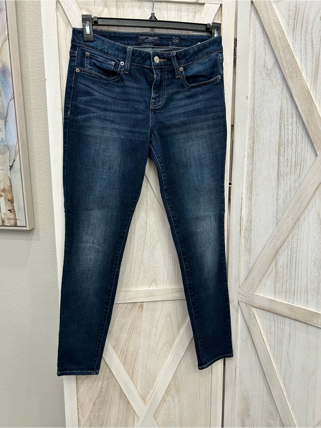 Lucky Brand Dark Indigo Skinny Jeans